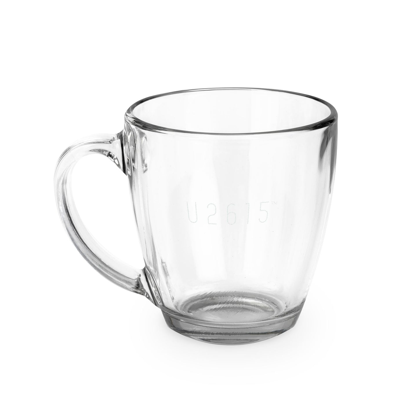 Engraved Tapered Glass Mug — 15.5 oz Personalized Coffee & Tea Cup