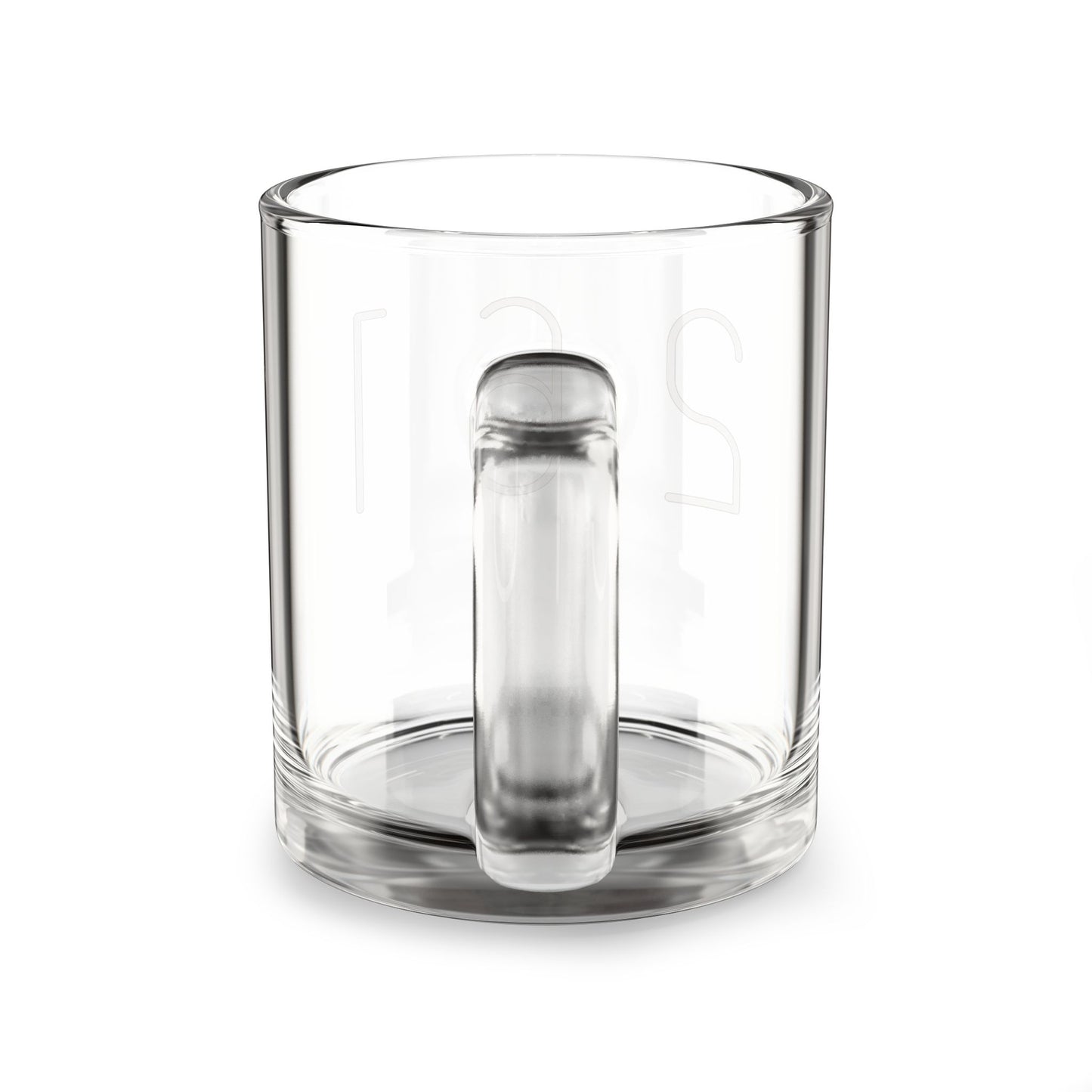 10oz Clear Glass Mug — Classic Transparent Coffee & Tea Cup