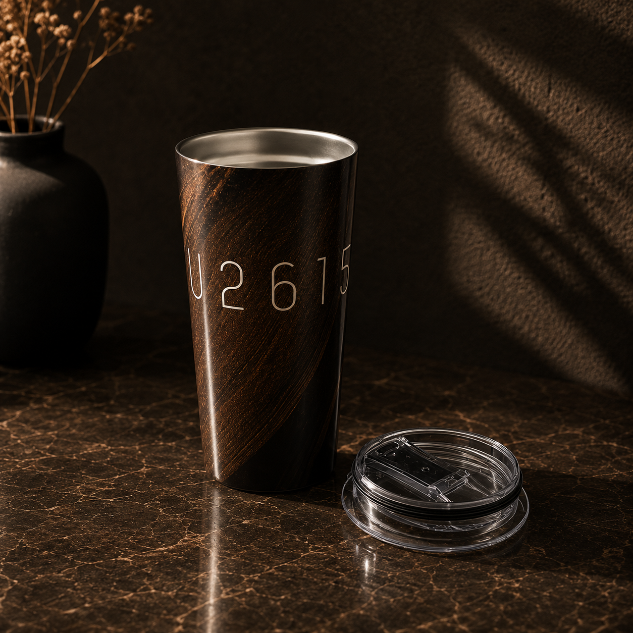 20oz Wood Grain Wrap Tumbler — U2615™